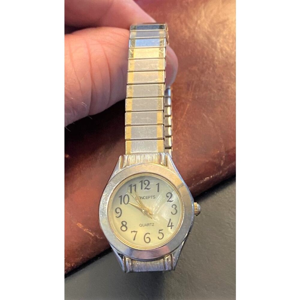 Women's 25mm Two Tone concepts Watch, MOP Face